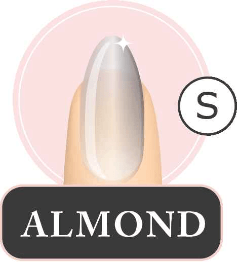 Full Coverage Soft Gel Tips- Almond Short - Luxie Nail