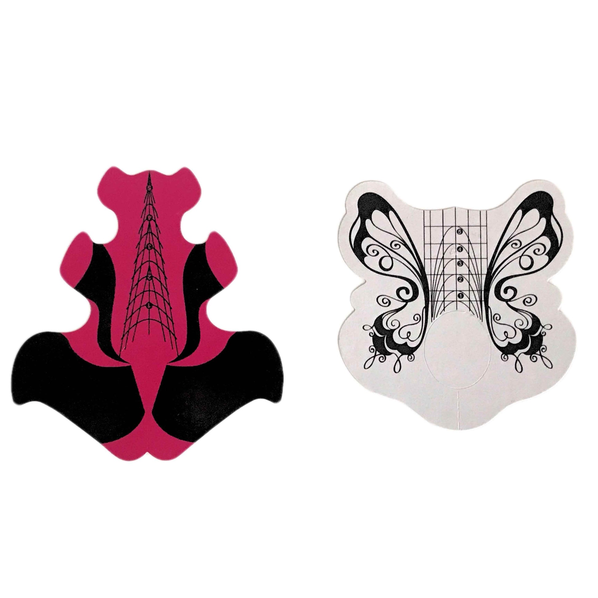 Butterfly Nail Forms 100 pcs. - Luxie Nail