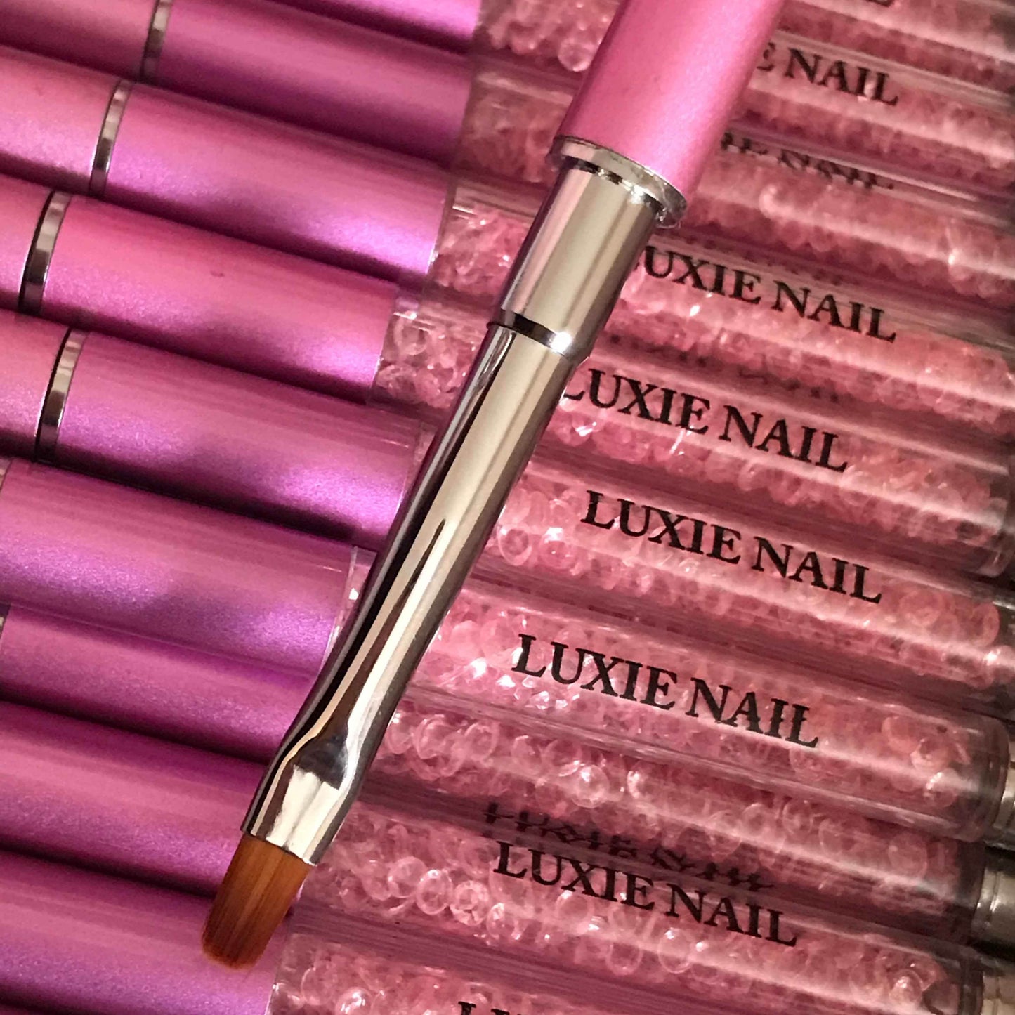 Pink Builder Gel Brush