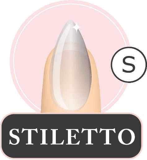 Full Coverage Soft Gel Tips- Stiletto Short - Luxie Nail