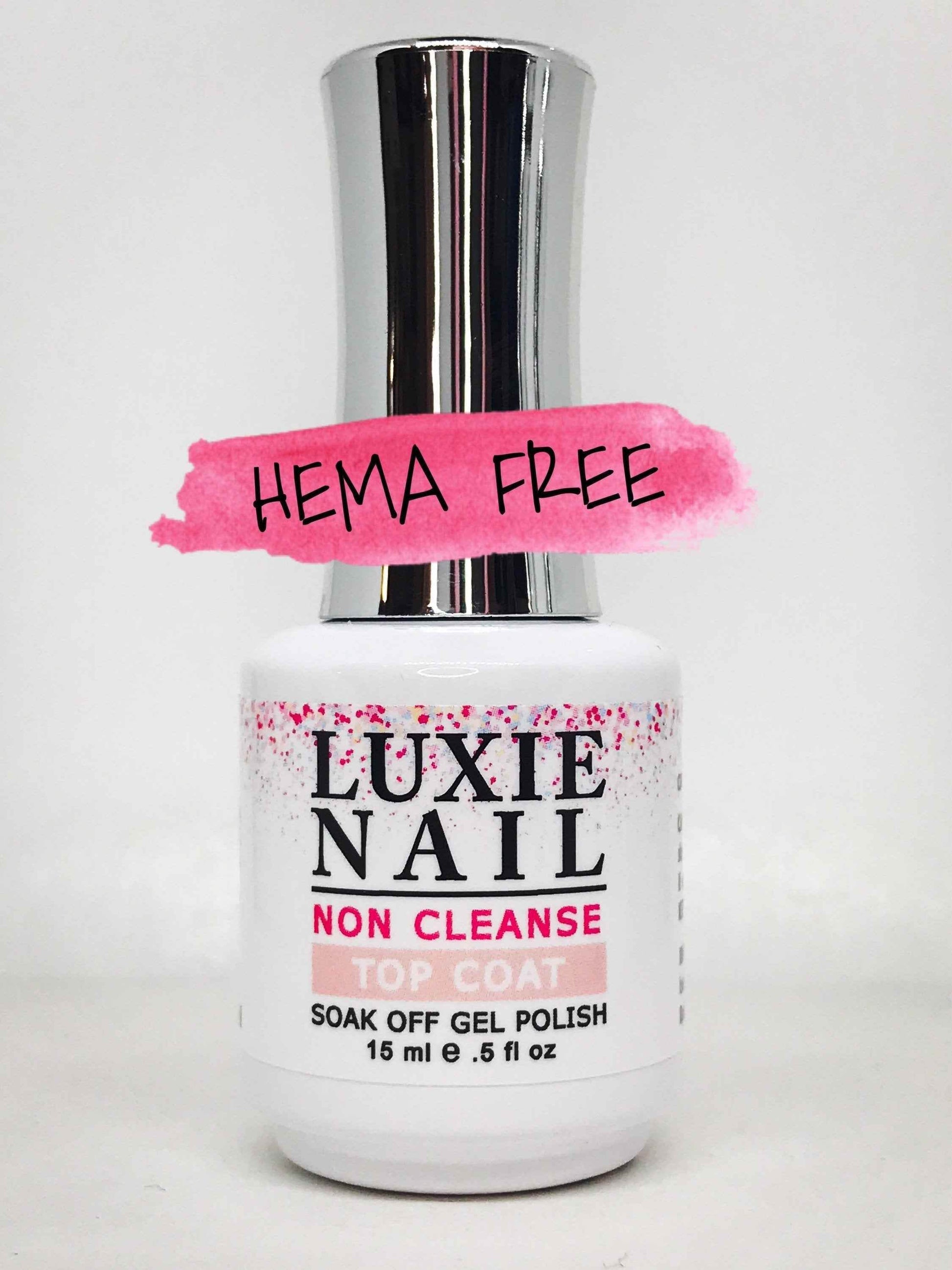 No Wipe Gel Top Coat 15ml - Luxie Nail
