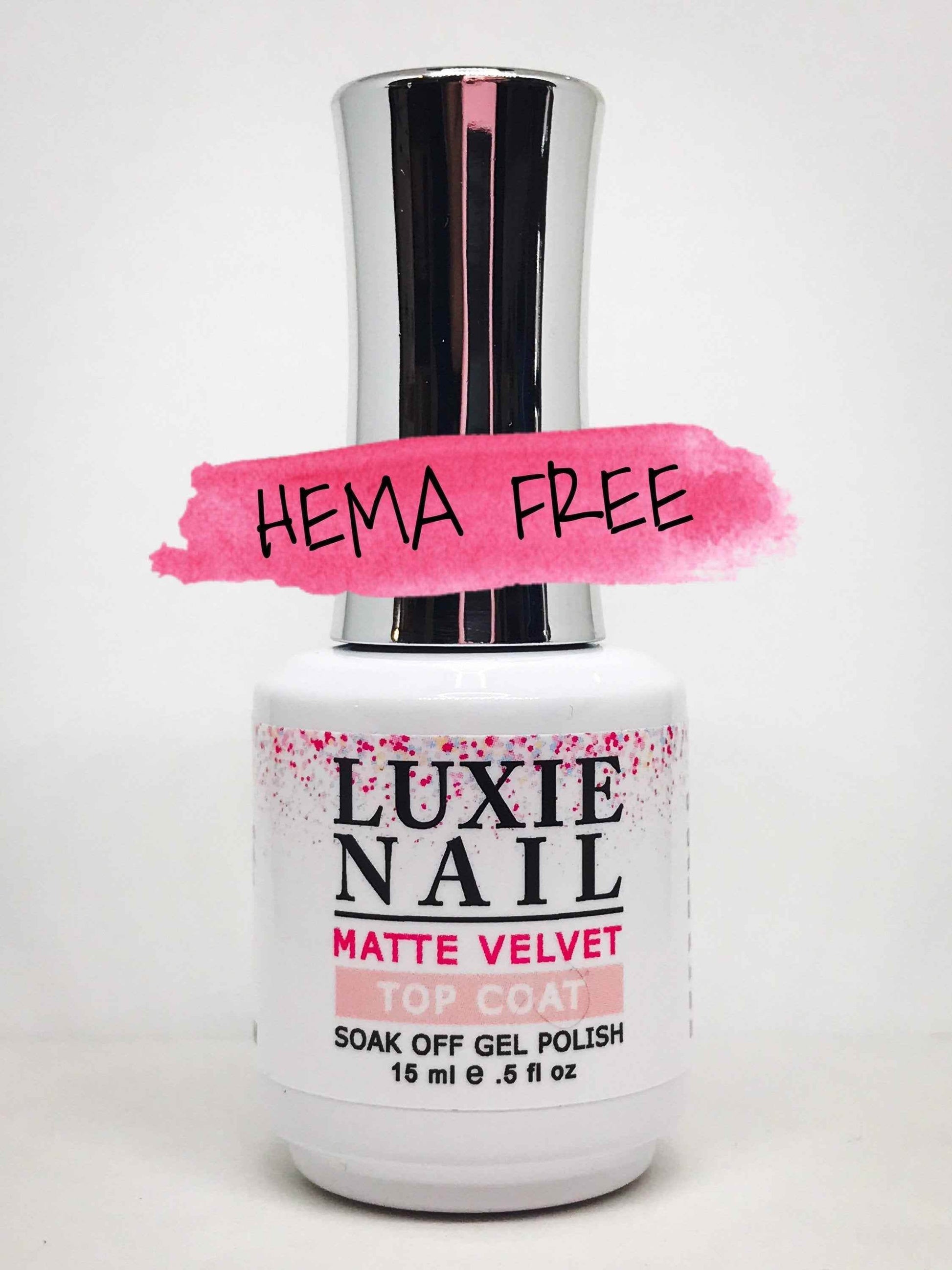 Matte Velvet Gel Top Coat 15ml - Luxie Nail