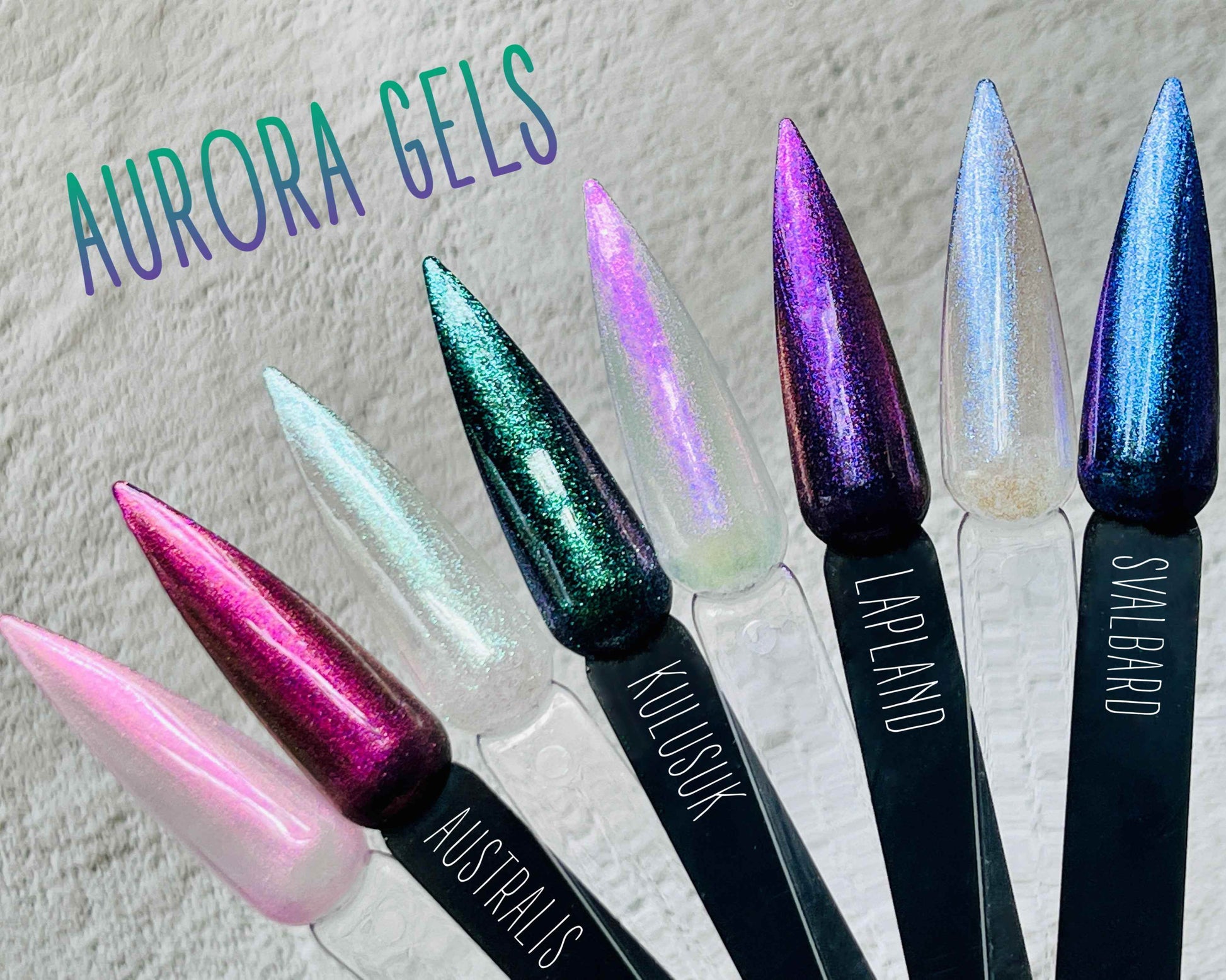 Aurora Gel Polish- Iridescent Shimmer 15ml - Luxie Nail