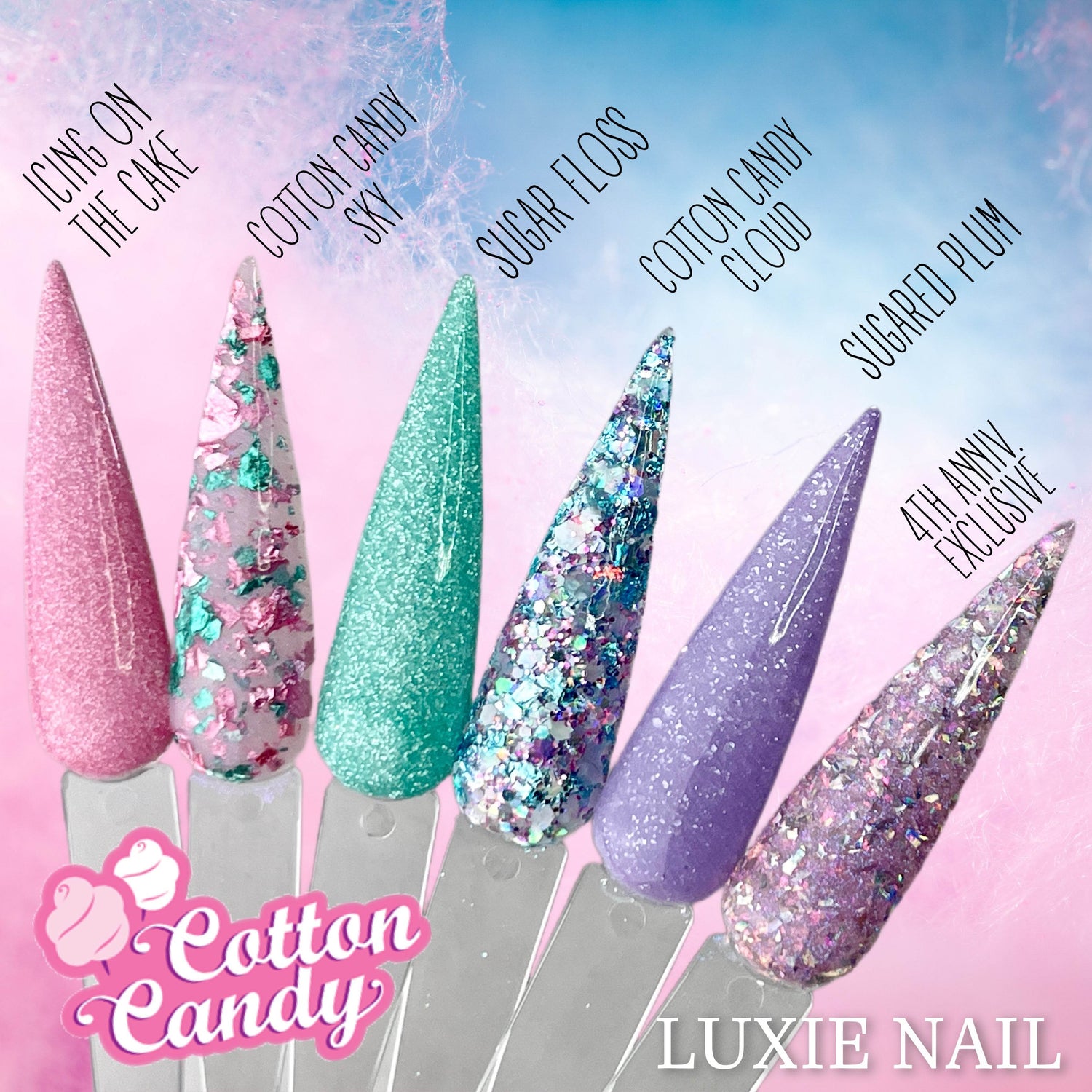 Cotton Candy - Luxie Nail