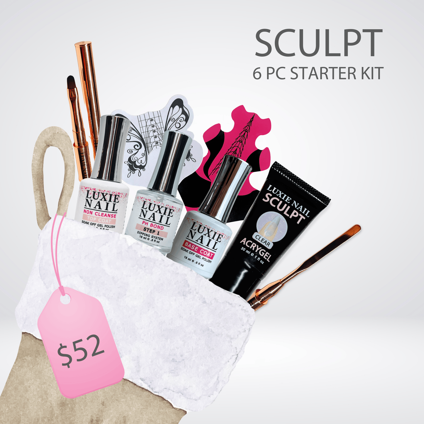 Sculpt Acrygel 6 PC Starter Kit