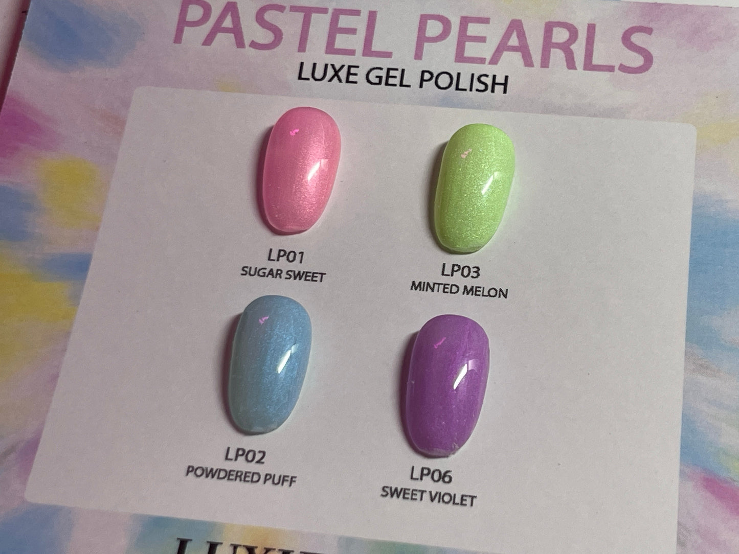 HEMA FREE Pastel Pearl Minted Melon UV Gel No.LP03 15ml