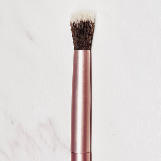 Double End Rose Gold Pigment Applicator Brush